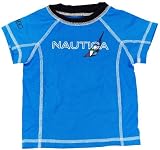 Nautica - Toddler Boys Blue Print Rash Guard/Swim - 2T 3T 4T 5T
