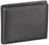 Calvin Klein Jeans Billf.5C KM1118CT500, Portefeuille homme - Noir, Cuir