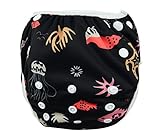 Happy Cherry 水遊びパンツ ベビー スイムパンツ おむつ機能付き 男女兼用 通気 伸縮性いい 超可愛い サメ