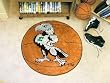 Eastern Michigan Univ Basketball 29" Round Floor Mat (Rug) - Eastern Michigan Eagles