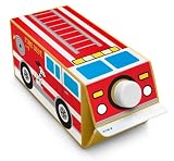 Box Play for Kids Fire Truck Milk Carton Stickers