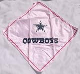 DALLAS COWBOYS NFL Sponored Pink Breast Cancer Awareness Jersey Bandana Size: 21" by 21"