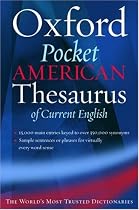 Oxford Pocket American Thesaurus of Current English