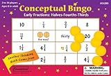 Conceptual Bingo - Early Fractions: Halves-Fourths-Thirds
