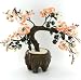 Artificial Tree Flowers Bonsai Glass Decoration
