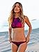 Vintagerose Push Up Swimsuit Tie Dye Swimwear Pin Up Padded Bikini Sets, Red, Medium,Red,Medium