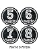 Months In Motion Gender Neutral Monthly Baby Milestone Stickers - Infant Photo Prop for First Year - Shower Gift - Newborn Keepsakes - Unisex Boy or Girl - Chalkboard - Style 155