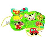 Eigenschaften woody / MOTORIKSPIEL SPIEL MOTORIK FÄDELSPIEL HOLZ PUZZLE NEU