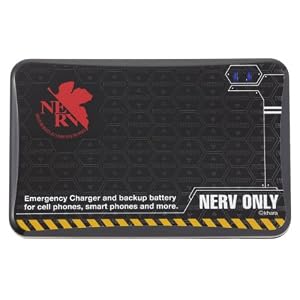 ウェブクルーエージェンシー エヴァンゲリヲン iPhone用 小型情報端末専用 汎用蓄電器 XP1000 NERV