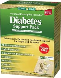 Nature's Bounty Diabetes Support Pack, 30-Count