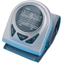 LUXUS VOLLAUTOMATISCHES BLUTDRUCKMESSGERÄT ZUR MESSUNG AM HANDGELENK MIT EXTRA GROSSEM LCD DISPLAY INKL 24H-ANZEIGE UND ENERGIESPARENDER ABSCHALTAUTOMATIK MIT 120 SPEICHERPLÄTZEN NEU + OVP