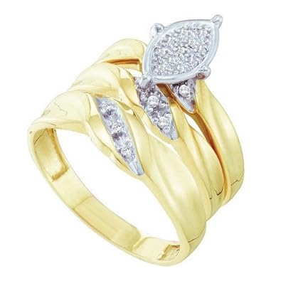 Cheap Girls Jewelry 0.10CT DIAMOND FASHION TRIO SET For Sale Cheap Girls Jewelry 0.10CT DIAMOND FASHION TRIO SET For Sale
