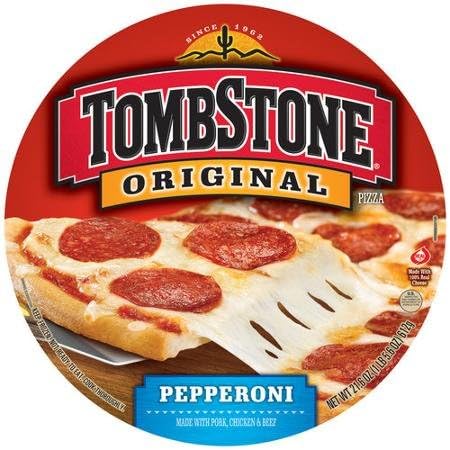Tombstone, Classic Pepperoni Pizza, 12 Inch 22 Oz. Pizza (12 Count)