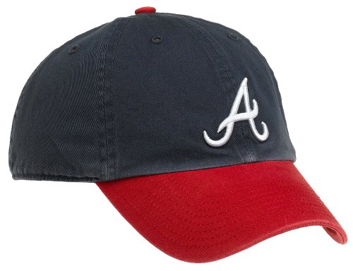 Atlanta Braves Franchise Fitted Baseball Cap with Red Visor
