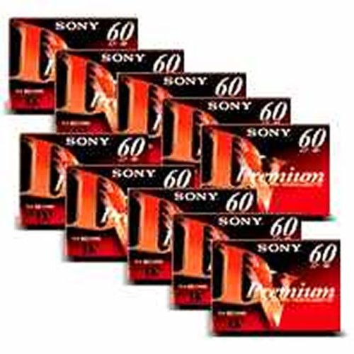 10 Pack of Sony Premium DV Tapes DV60PRL