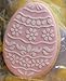 Designer Stencils Large Easter Eggs Cake Stencils, Beige/semi-transparent
