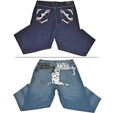 Rocawear - Mens Rocawear big & tall urban denim hip hop jeans. Very high quality pair of 100% authentic baggy jeans. LOTS OF COLORS, STYLES & SIZES IN THIS LISTING!