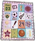 Cheerleading Athletics - THROW BLANKET - Soft Girls Room Decor