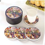 4 Pc Happy Everything Coasters