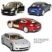 Set of 4: 5" Porsche Panamera S 1:40 Scale (Black/