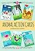 Animal Action Cards. 25 Engaging Cards. Card Game for Toddlers. Active Toddler Game.