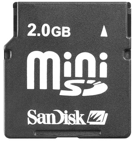 SanDisk SDSDM-2048-J60M miniSD�J�[�h2GB