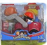 Fisher Price Little People Construction Worker with Bulldozer Vehicle