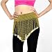 BellyRose Belly Dance Deluxe V-Shape Coins Belt With Beads, Gold & Silver For Choose, Price/Piece