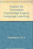 English for translation : a graded course for intermediate students