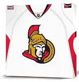 NHL Ottawa Senators White Jersey Canvas Print (12 x 12)