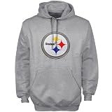 Pittsburgh Steelers Grey Playbook Fleece Hooded Sweatshirt