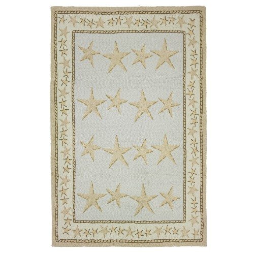 Starfish Rugs and Area Rugs Beachfront Decor