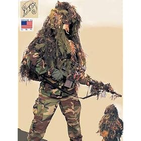 Chameleon Head and Torso Suit Woodland Camo Paintball Airsoft by 