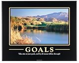 Golf, Gifts, & Gallery 6801F Goals Motivational Print