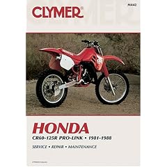 Honda CR60-125R Prolink, 1981-88: Clymer Workshop Manual