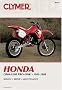 Honda Cr60-125r Pro-Link, 1981-1988: Service, Repair, Maintenance: Clymer Workshop Manual