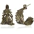 yellow gold huggie earrings Bey