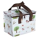 WOODLAND ANIMALS INSULATED ECO FRIENDLY LUNCH/COOL BAG.
