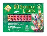 Premier 80 Multi Coloured Sparkle Lights