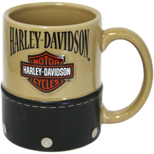 Harley Davidson Tan Saddle Bag 11 Ounce Coffee Mug