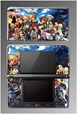 Kingdom Hearts Sora Goofy Mickey Mouse Minnie Donald Duck Game Vinyl Decal Cover Skin Protector Kit #3 for Nintendo 3DS