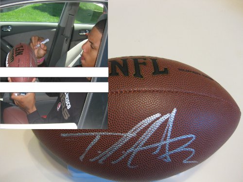 TAYLOR MAYS,CINCINNATI BENGALS,SAN FRANCISCO,49ERS,SF,USC TROJANS,SIGNED NFL FOOTBALL,WITH COA + PROOF PHOTO