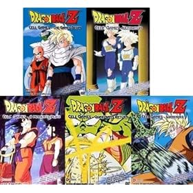 5 Dragon Ball Dragonball Z Cell Games DVD Pack Moments Peace, Guardian's Return, Games Begin, Surrender, Ultimatum