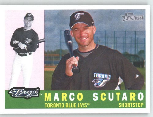 2009 Topps Heritage #24 Marco Scutaro - Toronto Blue Jays (Baseball Cards)