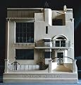 Signed and Dated Architectural Sculpture By Timothy Richards of the North Front of the Glasgow School of Art Designed By Charles Rennie Mackintosh