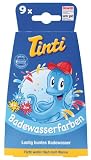 Tinti 520092 - Badewasserfarbe 9er Pack (je 3x blau, gelb, rot) - Heidelberger Naturfarben