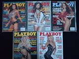 PLAYBOY MAGAZINE (5ct Lot) WWE Superstar Diva's 2008 Maria Kanellis, 2006 Candice Michelle, 2005 Christy Hemme, 1999 Sable 1 & 2