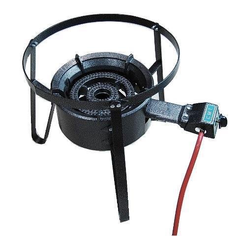 'Big Bertha' 13 Propane Burner Stove with Heavy-Duty Stand - 30,000 BTU - Electric Start by C.M.T. Industrial