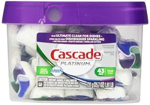 Cascade Platinum Actionpacs Fresh Scent Dishwasher Detergent 43 Count