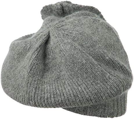 Sequin Flower Beret Hat - Grey OSFM